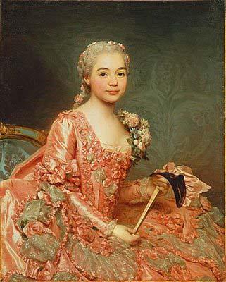 Alexander Roslin The Baroness de Neubourg-Cromiere France oil painting art